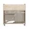 Flash Furniture Bright Beginnings Commercial Double Sided Space Saving Wooden Mobile Storage Cart with Clear Back, Locking Casters and 6 Storage Compartments, Natural MK-KE24268-GG - alternate 5